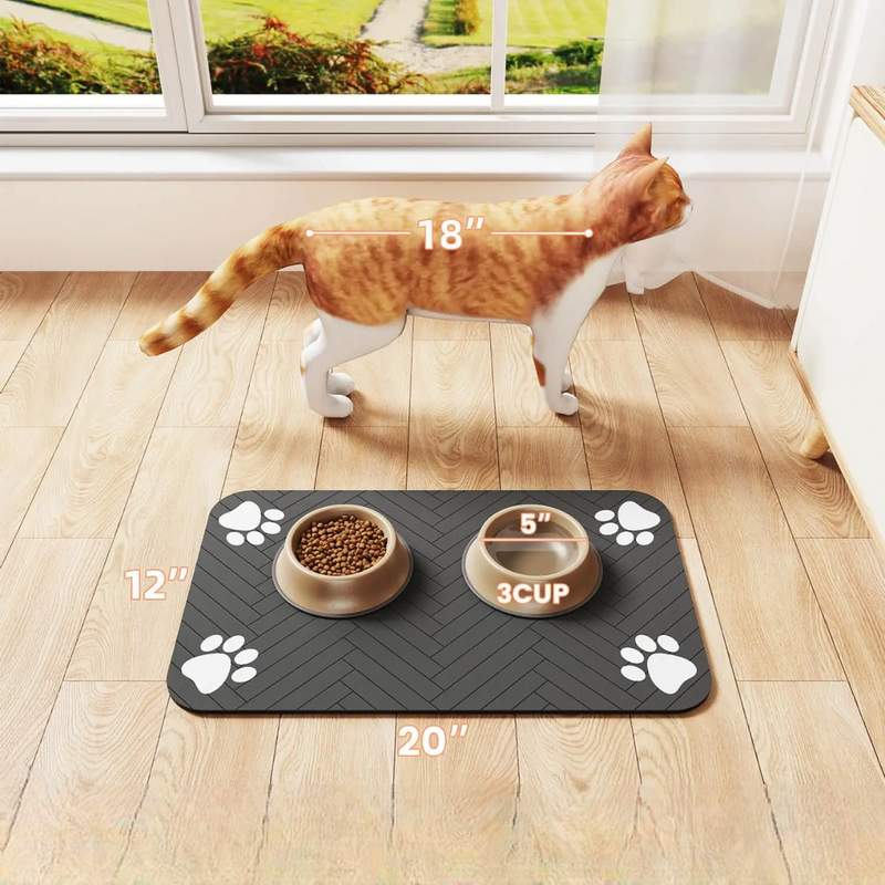 Tapis pour Gamelle pour Animaux