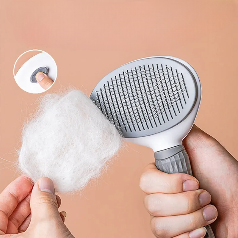 Brosse Anti-Poils avec Nettoyage Automatique