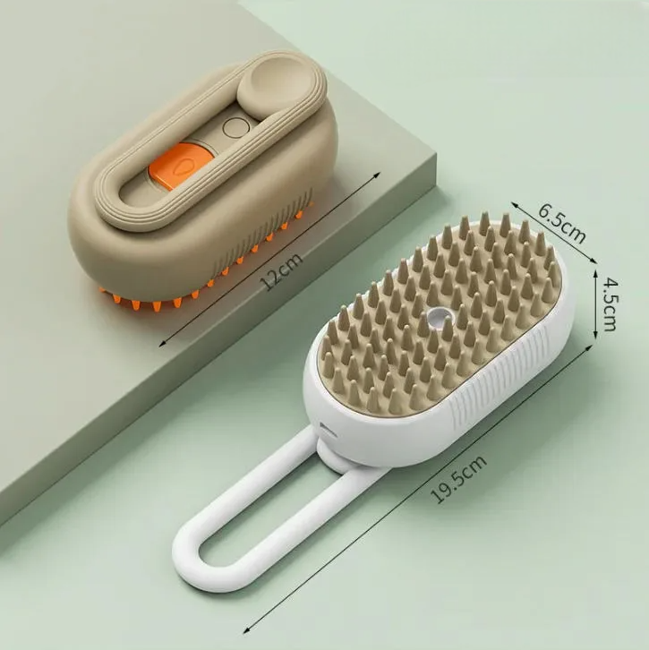 Brosse Anti-Poils pour Animaux avec - Pulvérisateur Intégré